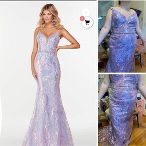 Alyce size 20 light Orchid gown